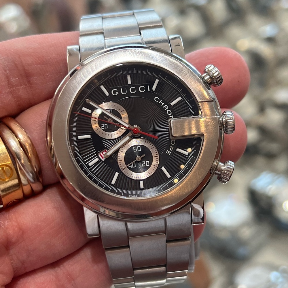 Men’s Gucci Watch Chronograph Timepiece Watch G-Chrono Ya101309